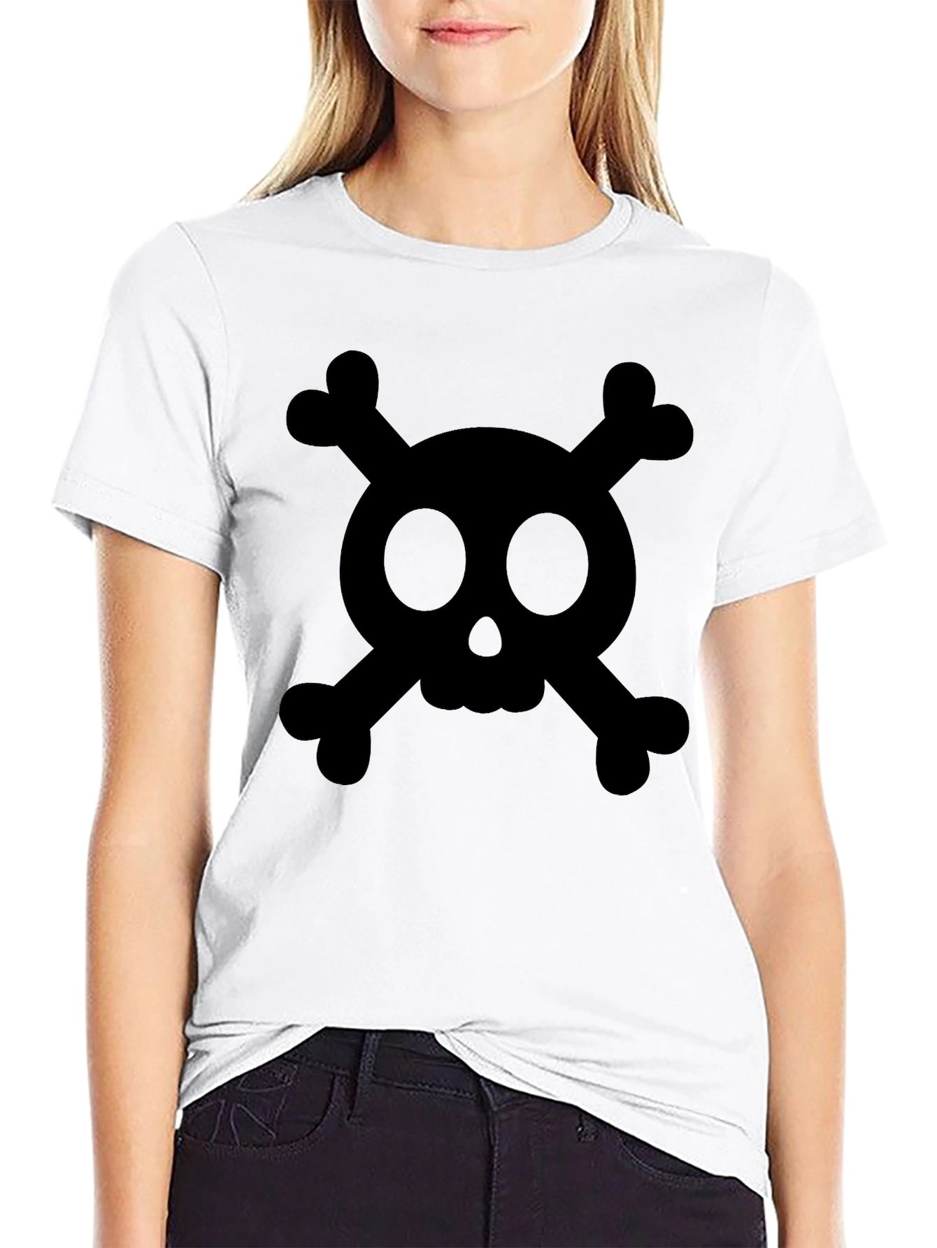 Skull and Crossbones Graphic T-Shirt