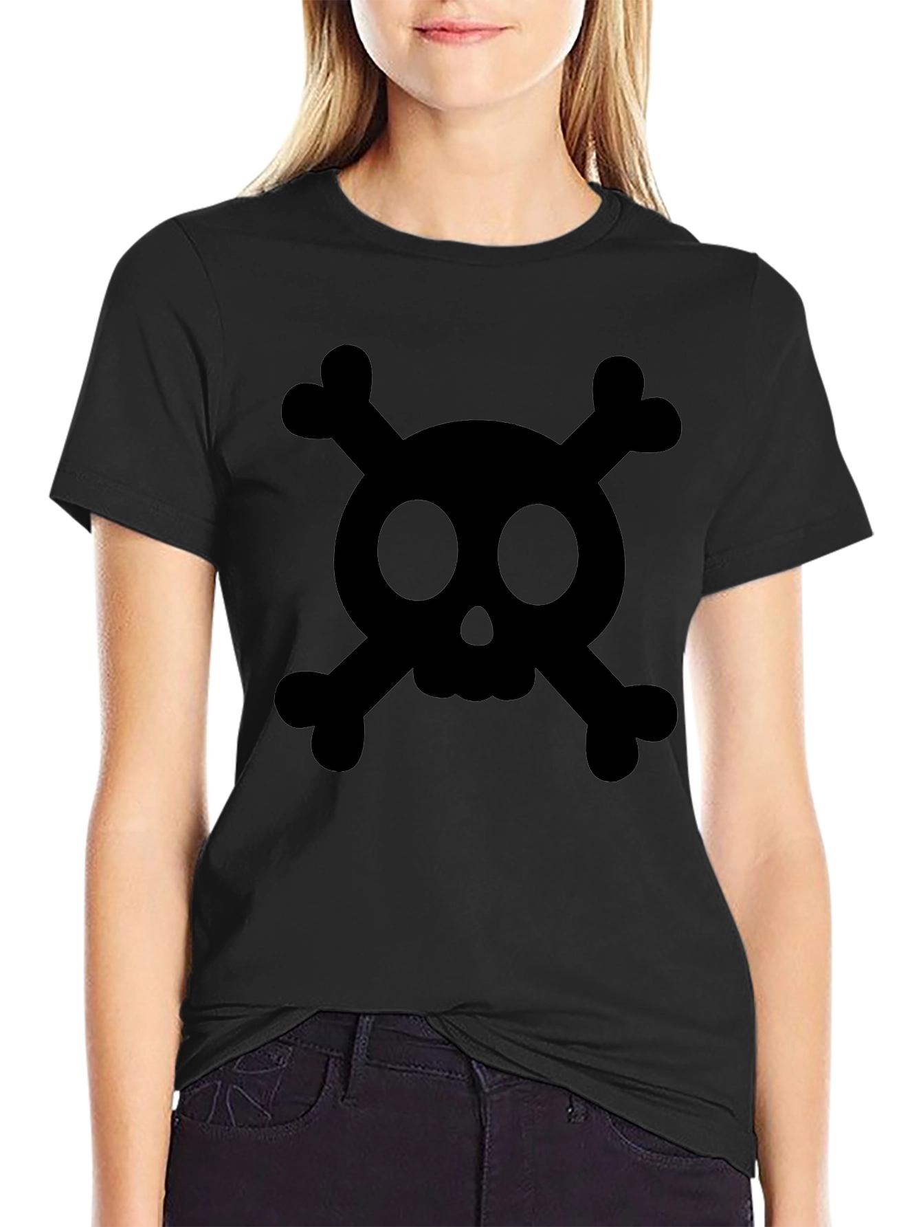 Skull and Crossbones Graphic T-Shirt