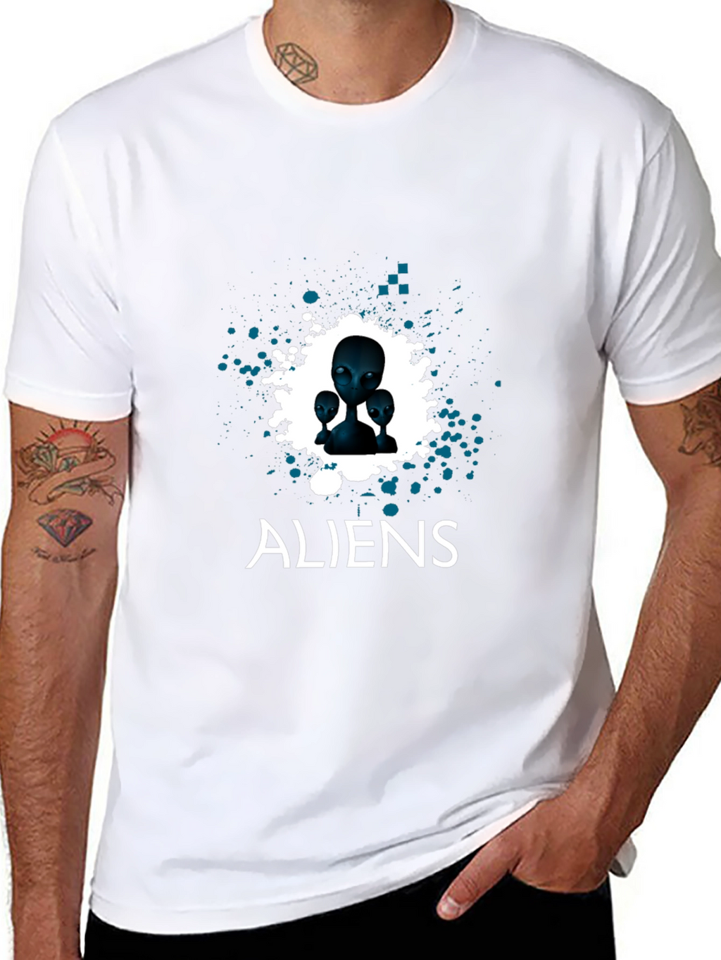 Aliens Graphic Tee - Classic Black