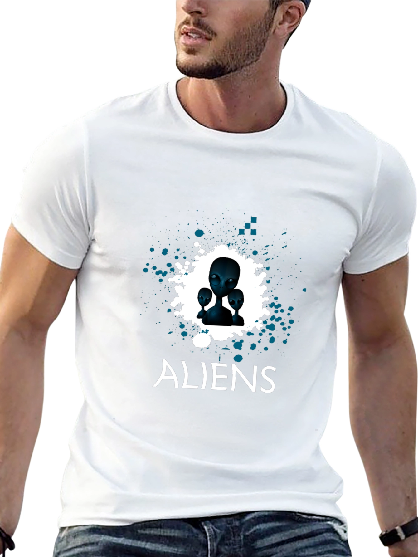Aliens Graphic Tee - Classic Black