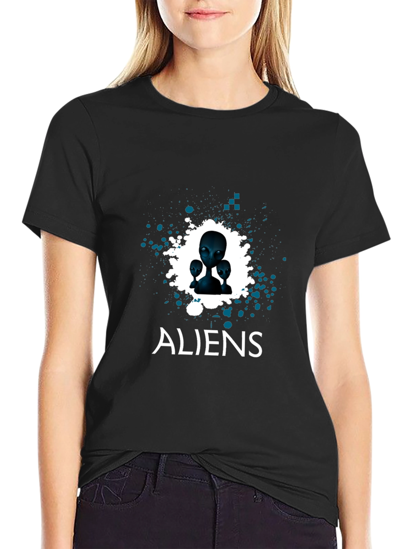 Aliens Graphic Tee - Classic Black
