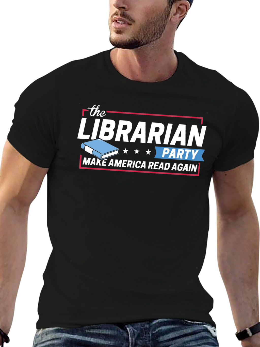The Librarian Party T-Shirt - Make America Read Again
