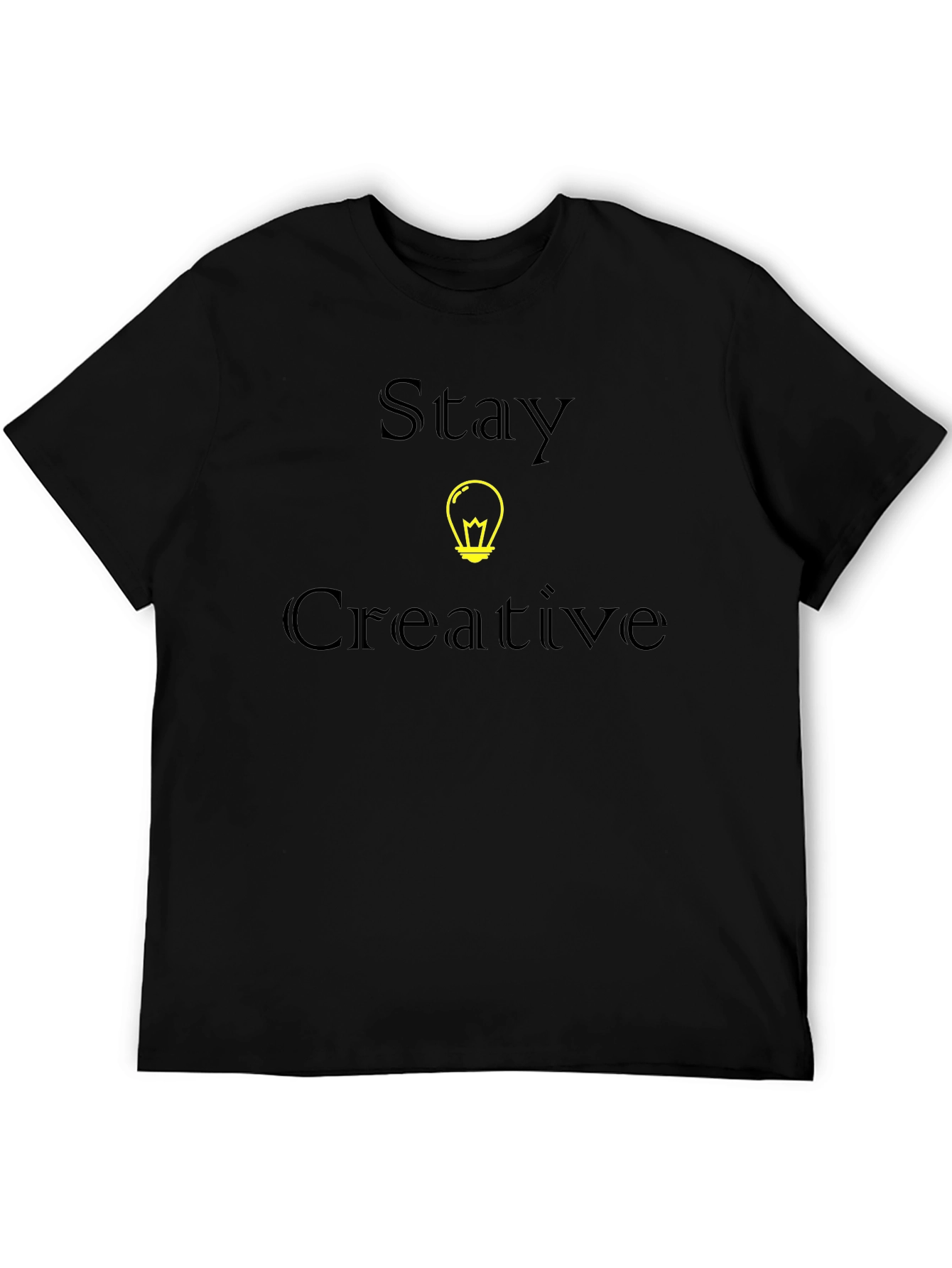 Stay Creative Black T-Shirt