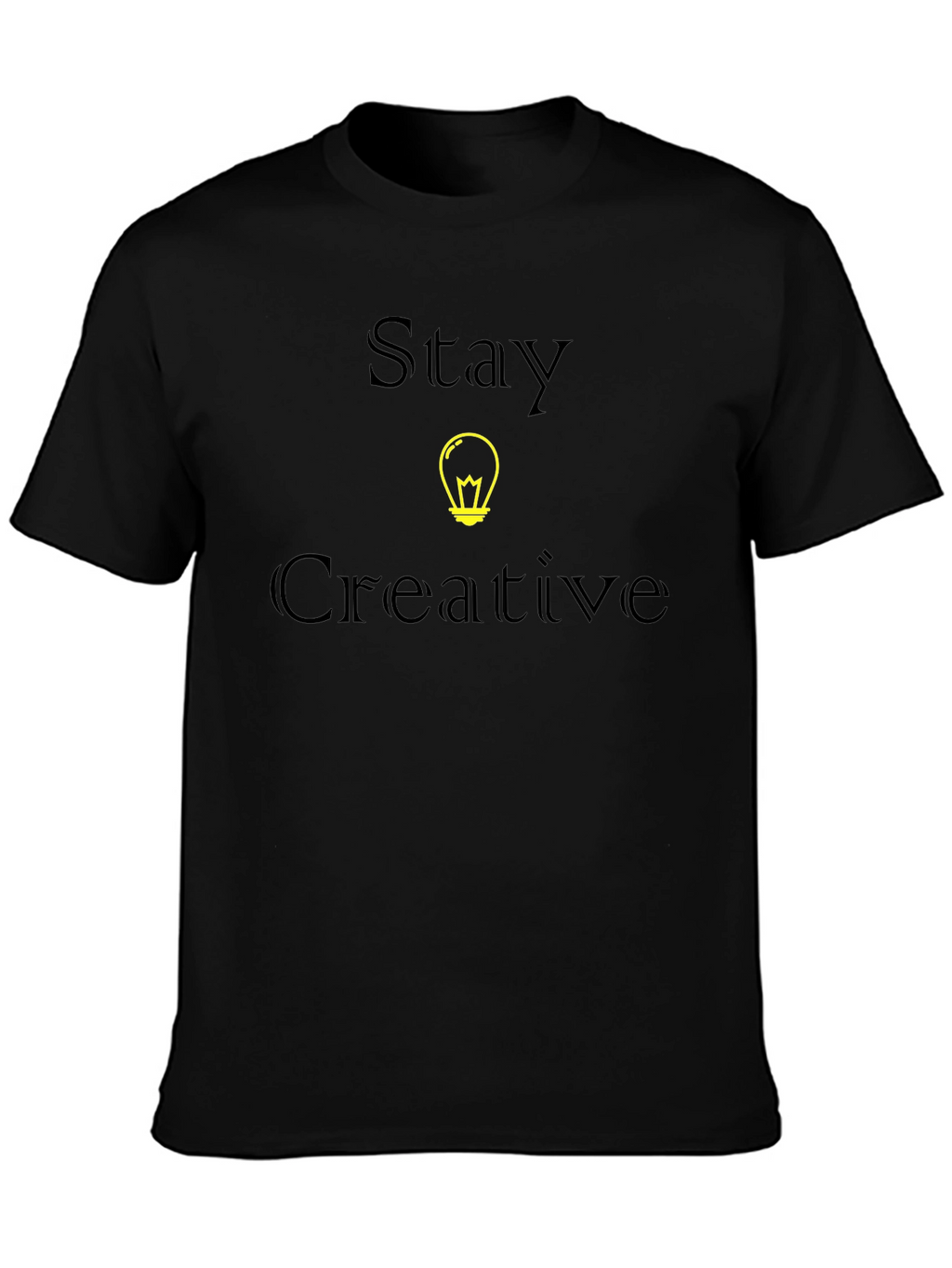 Stay Creative Black T-Shirt