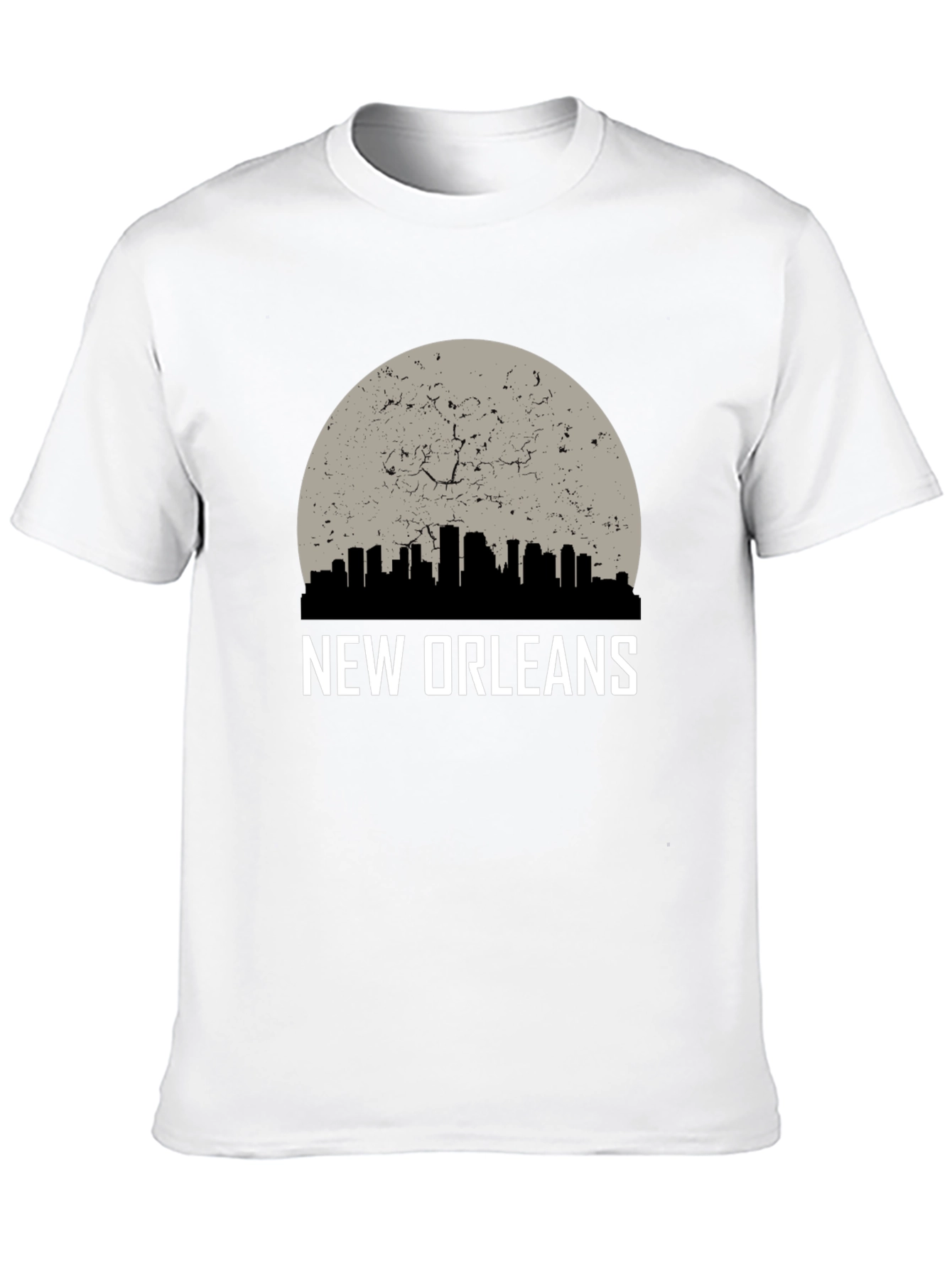 New Orleans Skyline Graphic Tee - Black