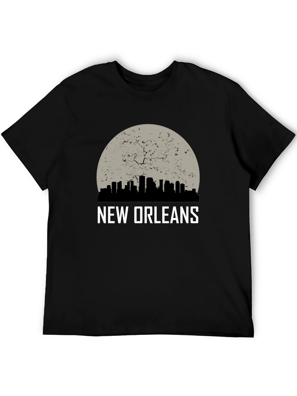 New Orleans Skyline Graphic Tee - Black