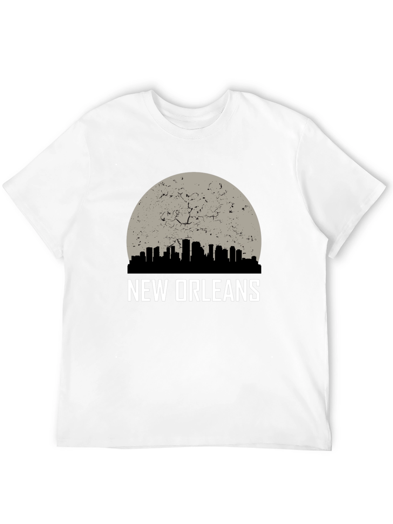 New Orleans Skyline Graphic Tee - Black
