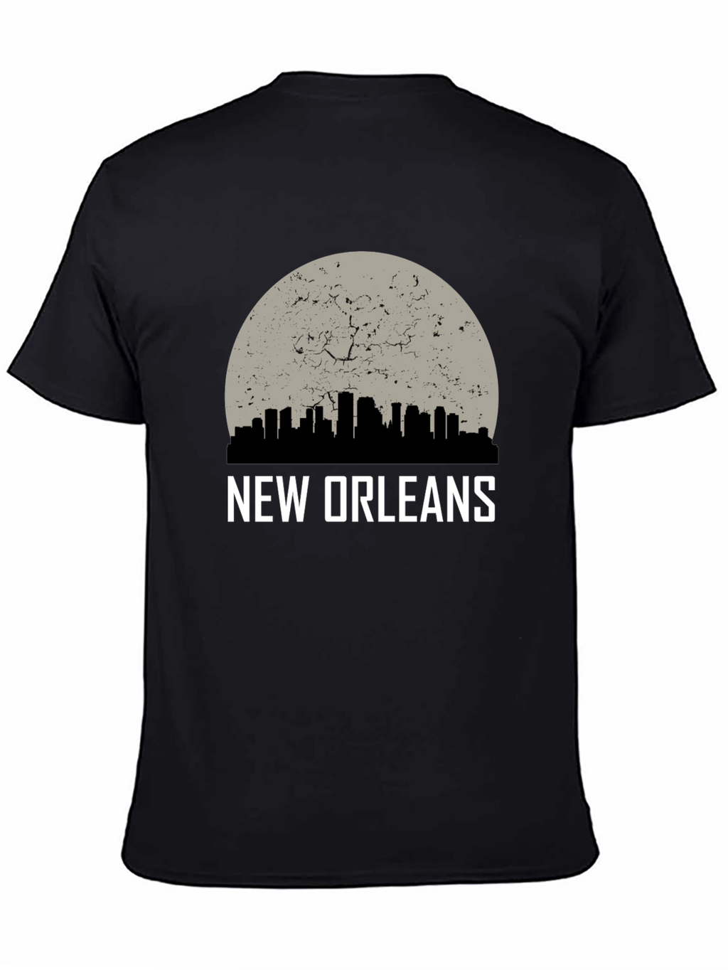 New Orleans Skyline Graphic Tee - Black