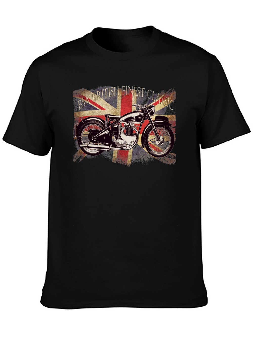 BSA British Finest Classic Motorcycle T-Shirt