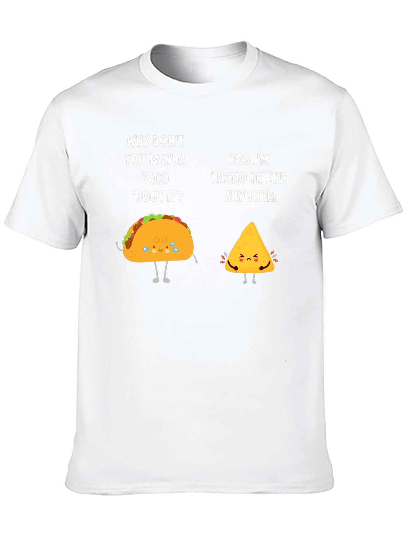 Funny Taco & Nacho Friend Pun Graphic T-Shirt