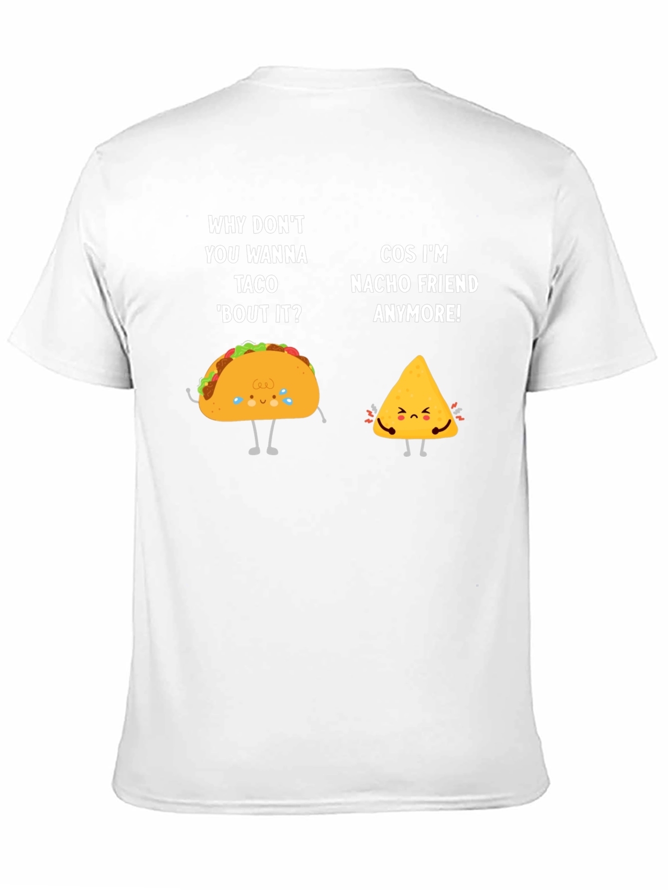 Funny Taco & Nacho Friend Pun Graphic T-Shirt