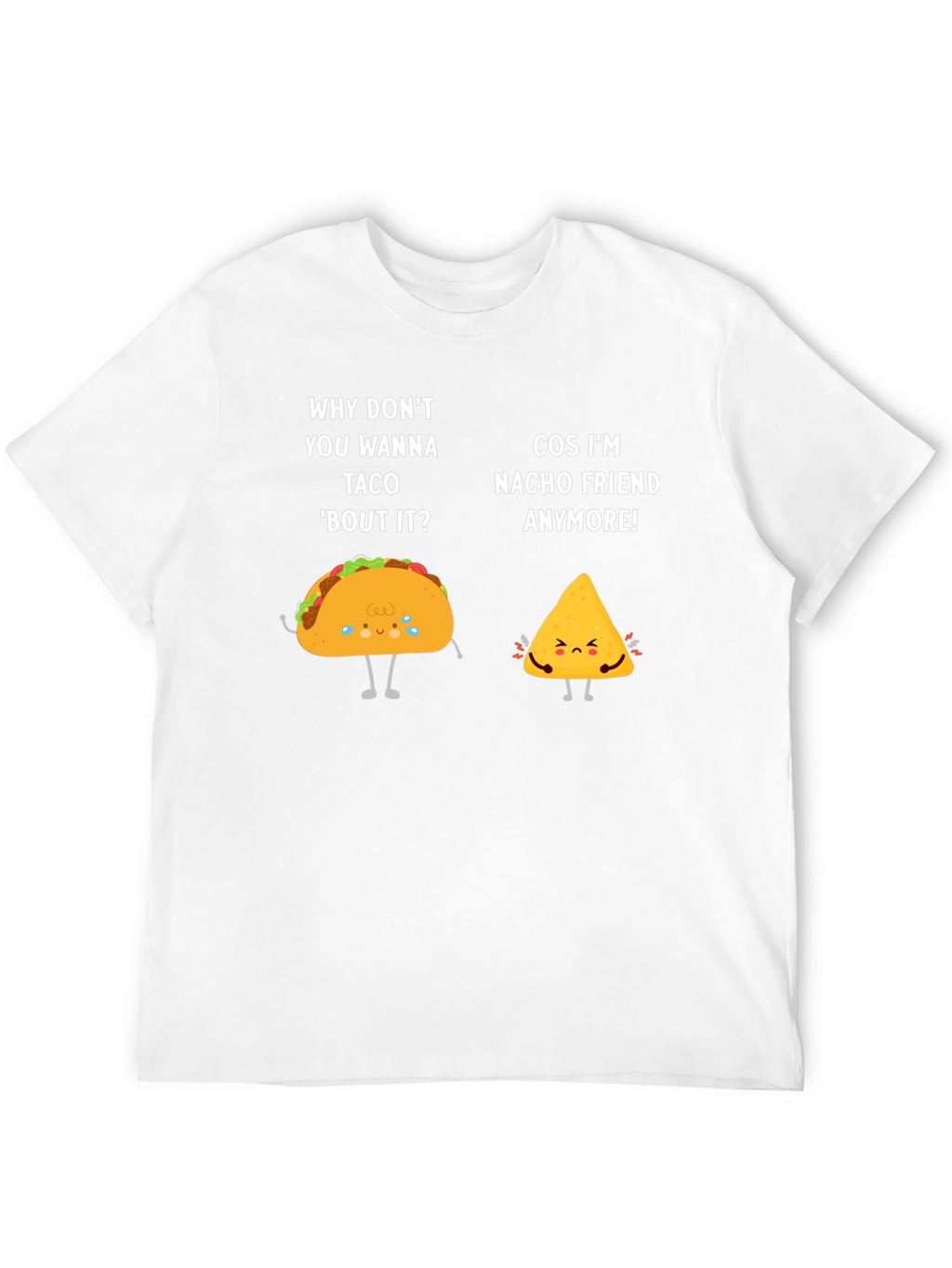 Funny Taco & Nacho Friend Pun Graphic T-Shirt