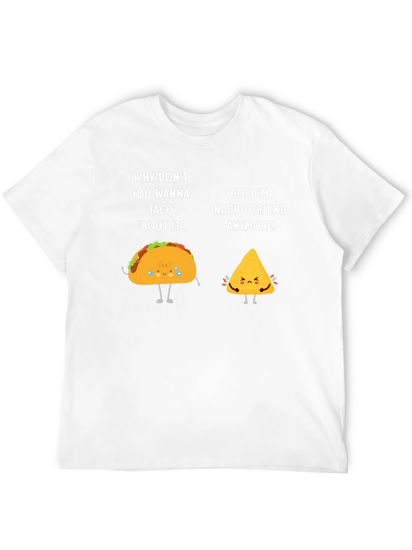 Funny Taco & Nacho Friend Pun Graphic T-Shirt