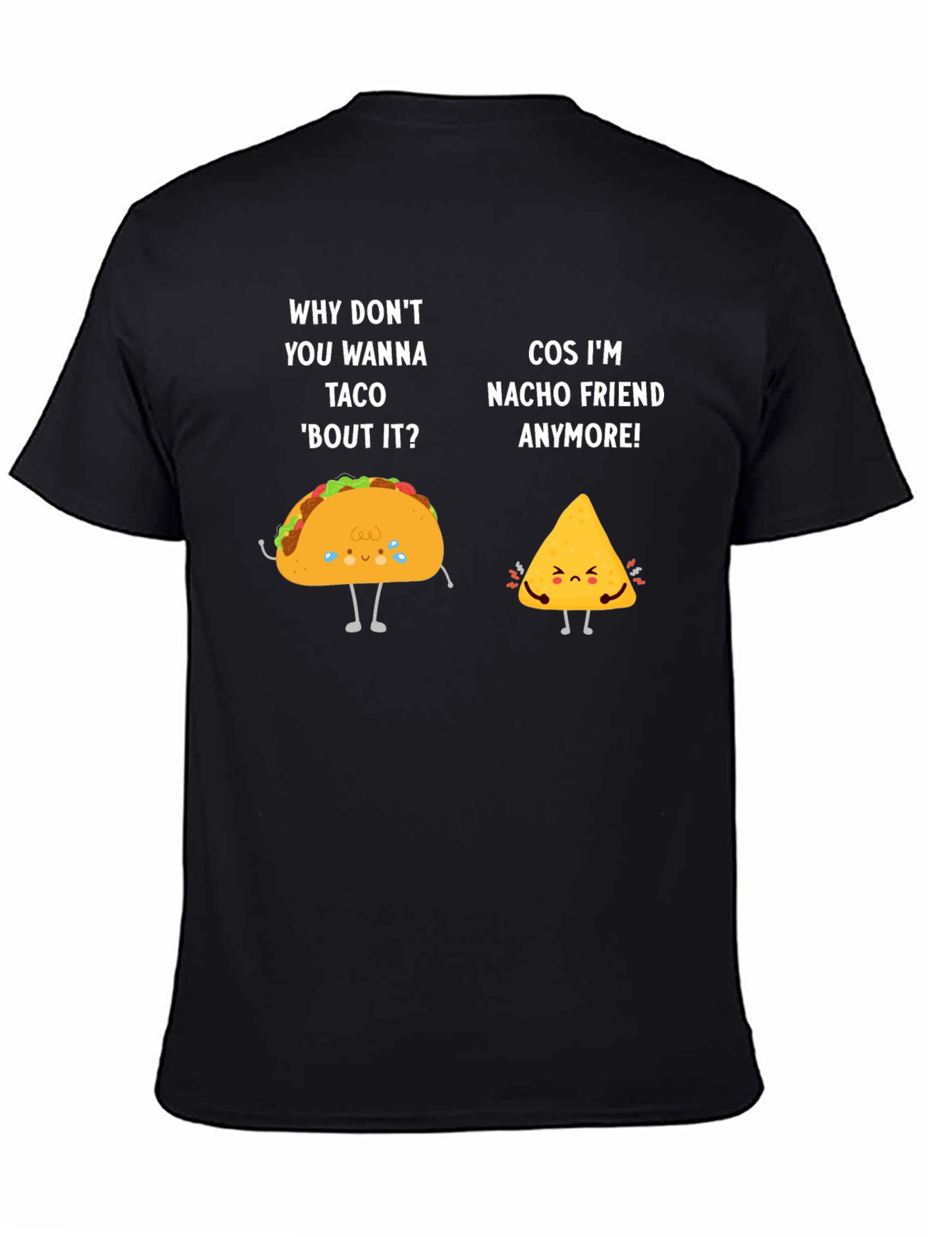 Funny Taco & Nacho Friend Pun Graphic T-Shirt