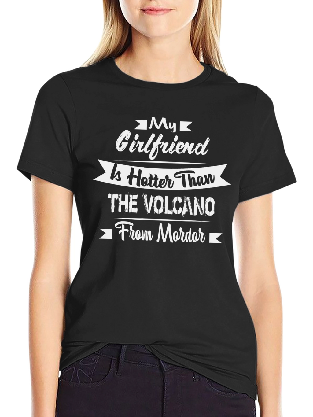 Funny Hotter Than Mordor Girlfriend T-Shirt
