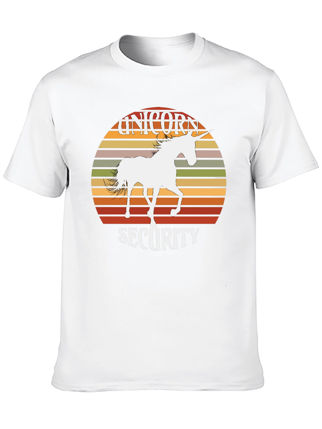 Unicorn Security T-Shirt - Retro Style