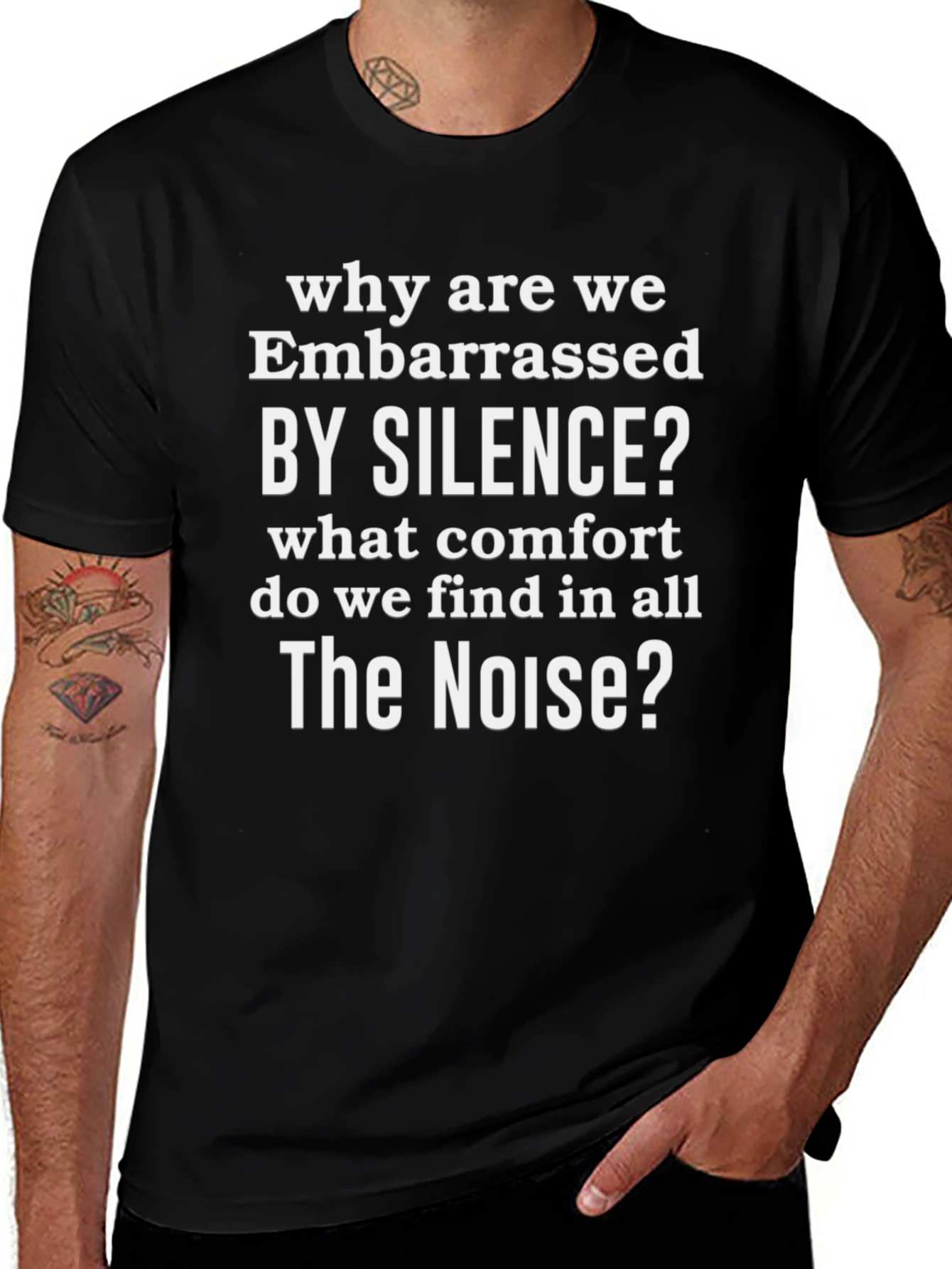 Embarrassed by Silence Graphic Tee