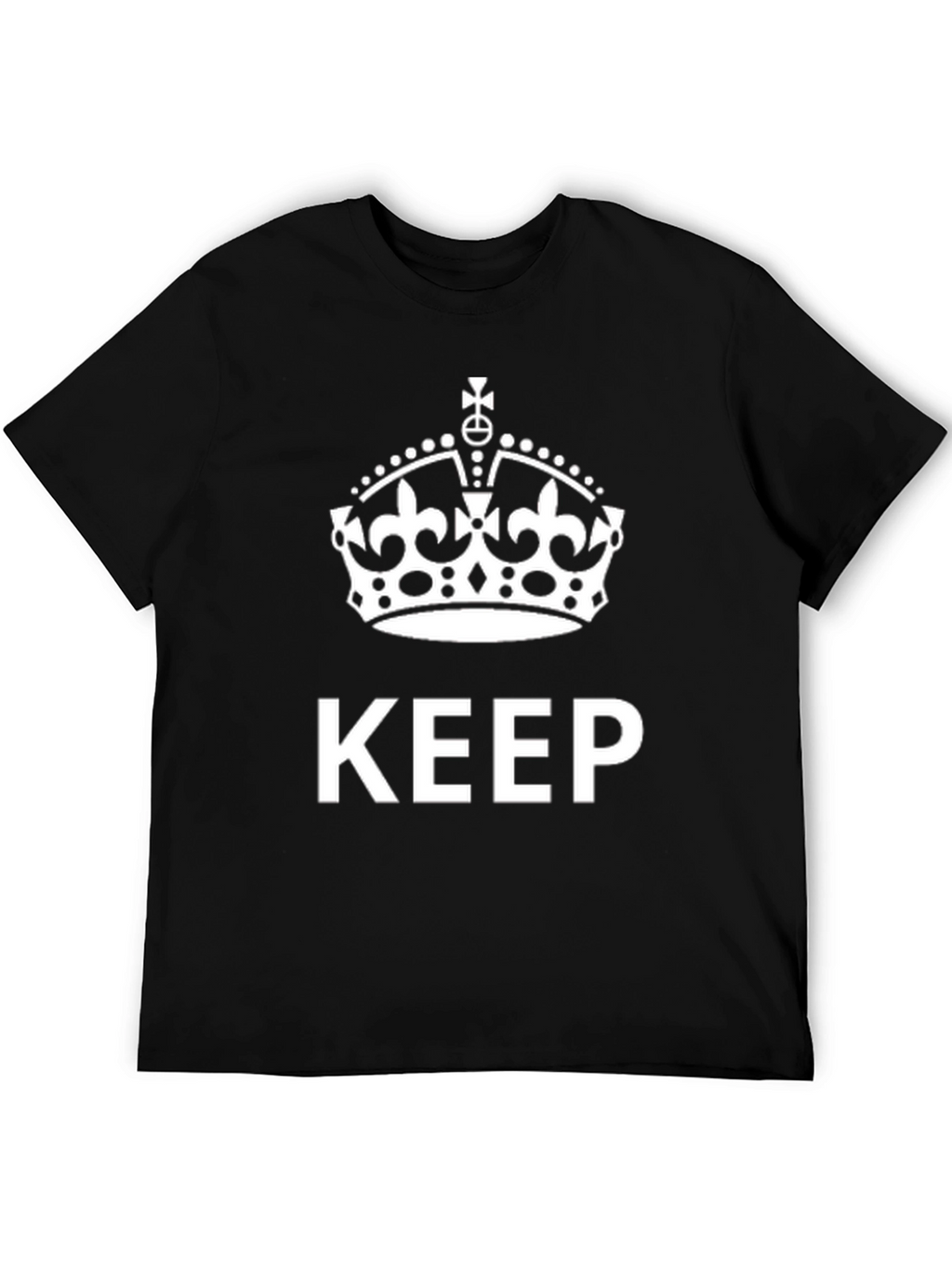 Keep Calm Crown Black Tee