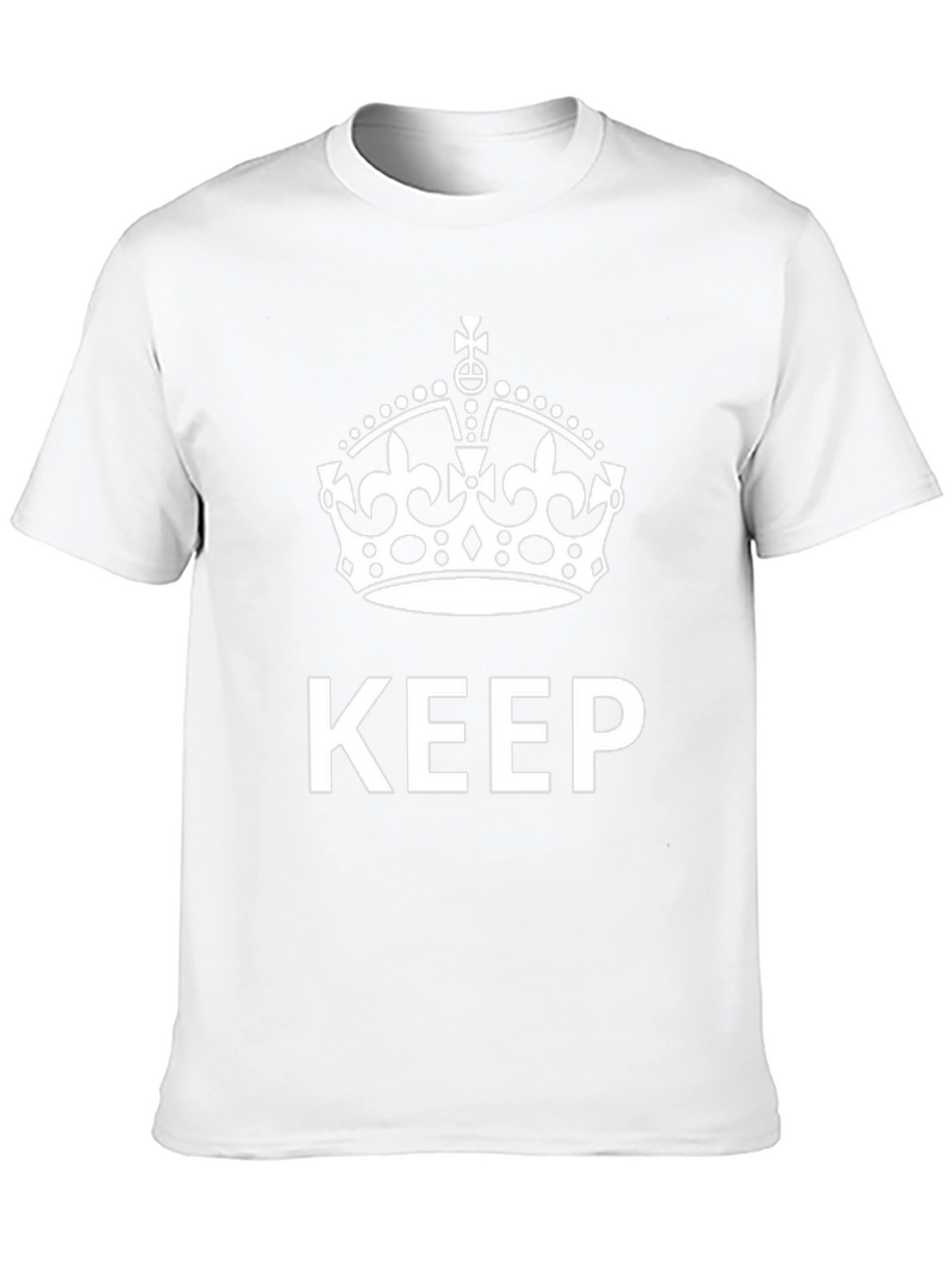 Keep Calm Crown Black Tee