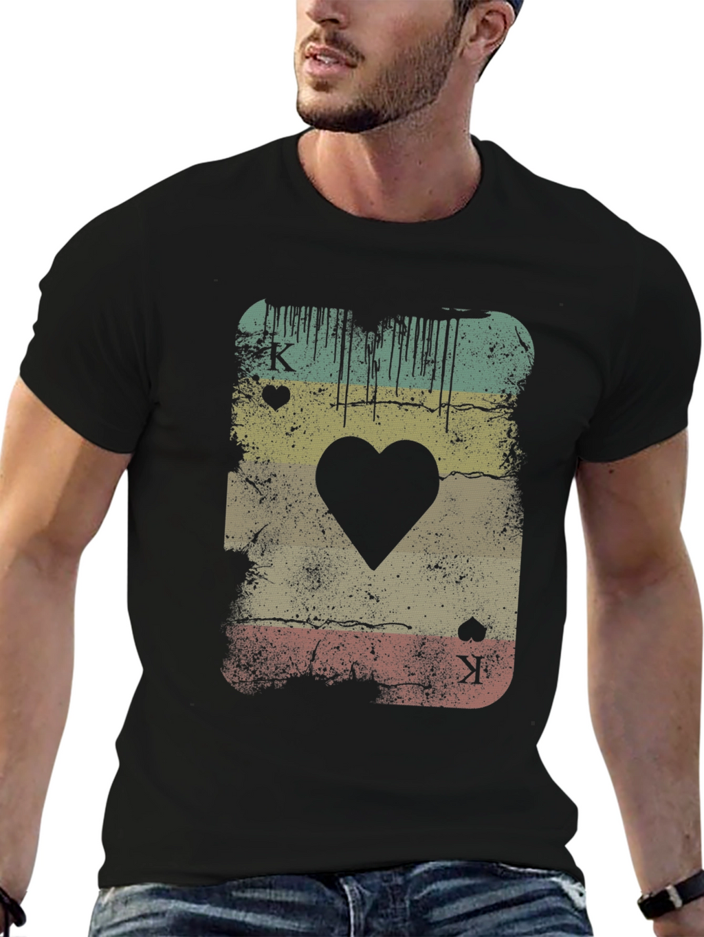 Retro King of Hearts Graphic Tee