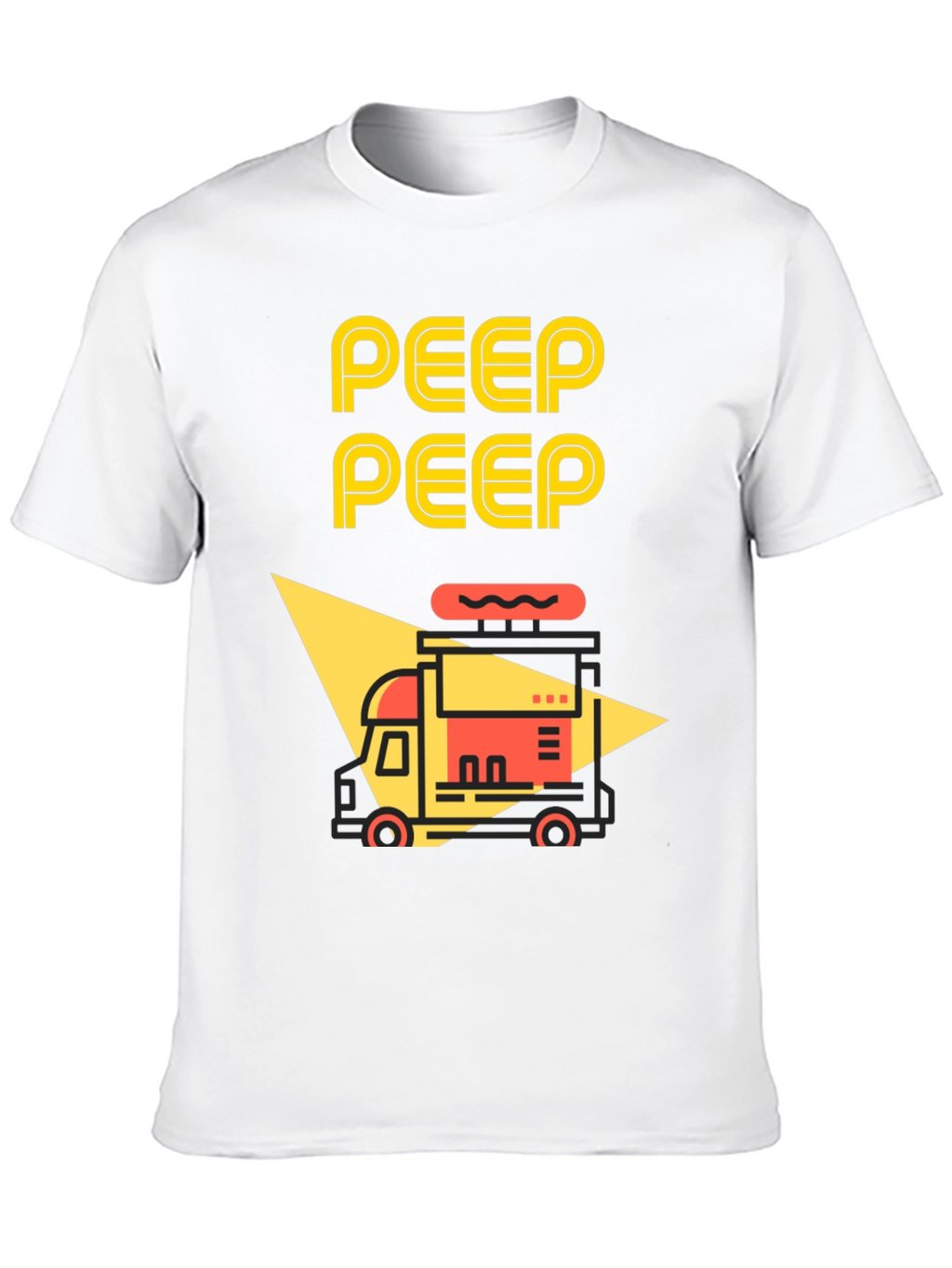 Peep Peep Food Truck Graphic Tee - Black