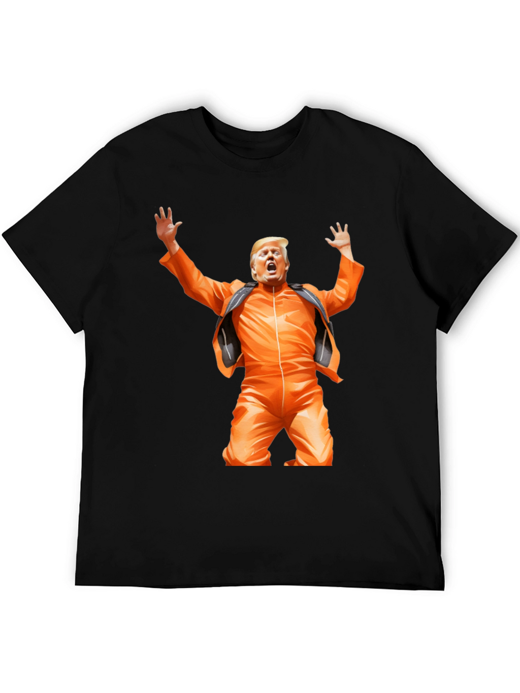 Trump in Jumpsuit Graphic T-Shirt