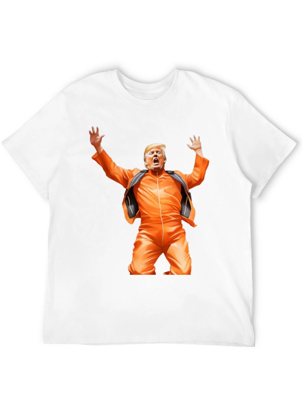 Trump in Jumpsuit Graphic T-Shirt
