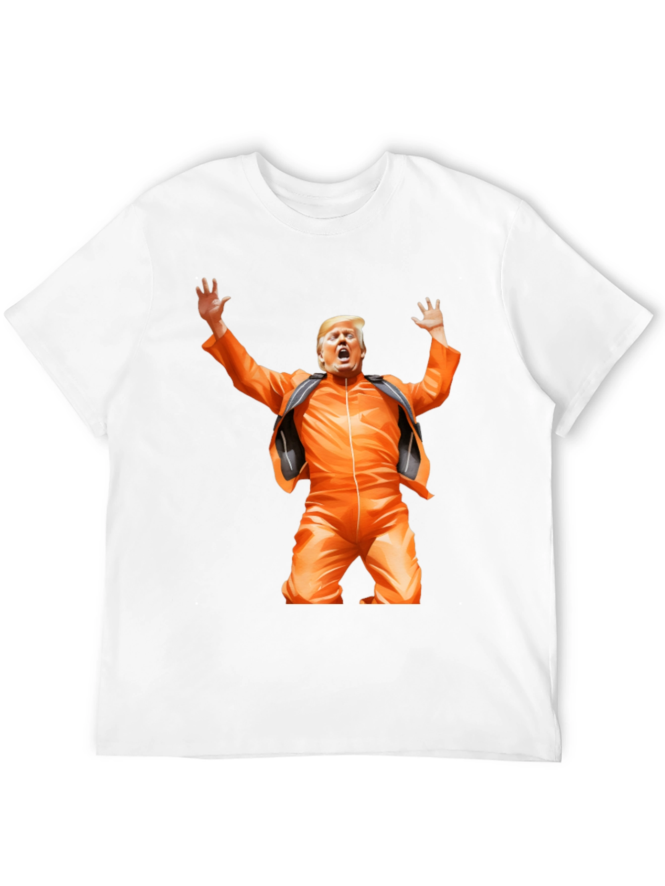 Trump in Jumpsuit Graphic T-Shirt