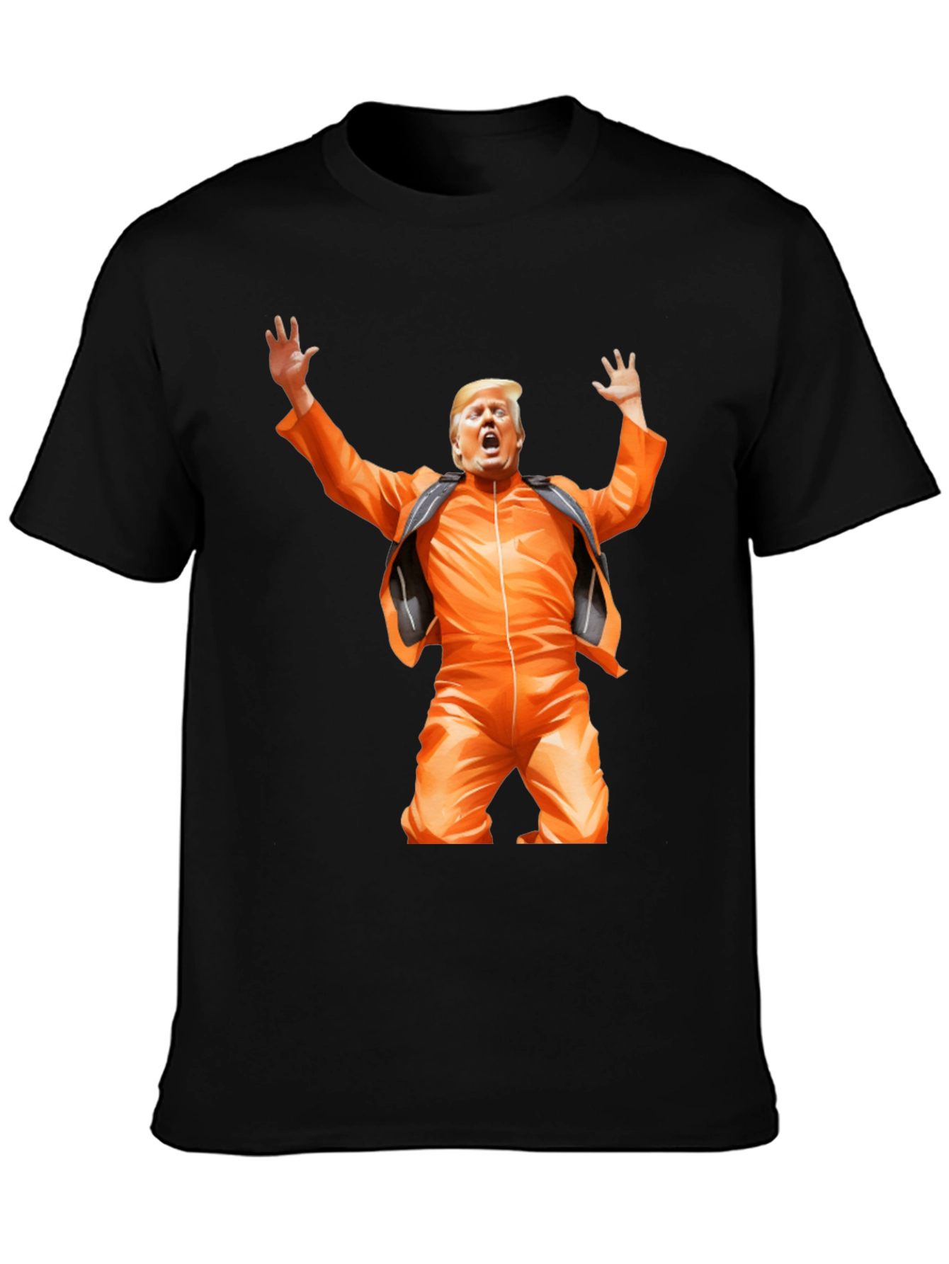 Trump in Jumpsuit Graphic T-Shirt