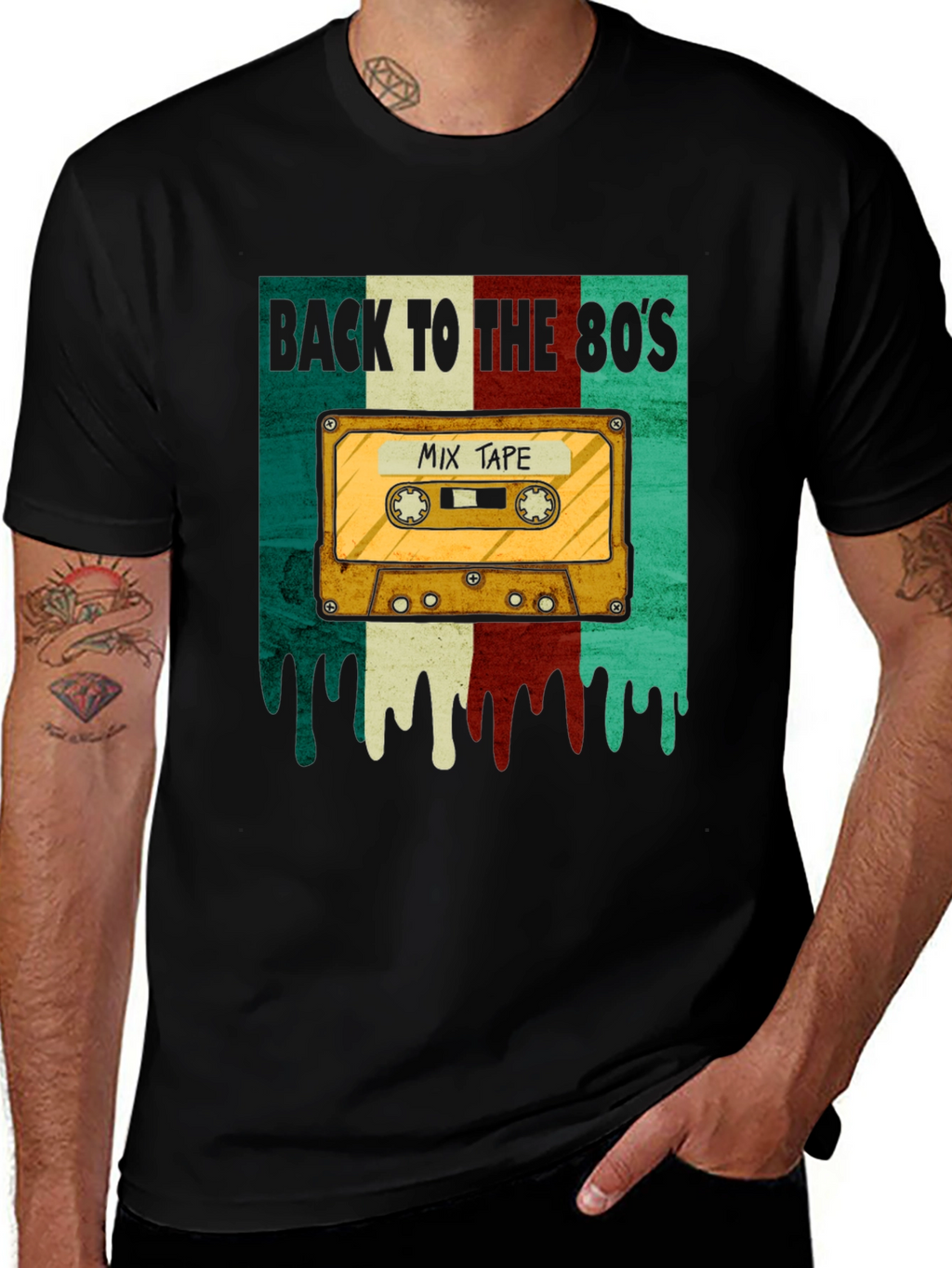 Back to the 80s Mix Tape T-Shirt