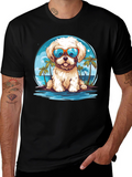 Dog Beach Vacation T-Shirt