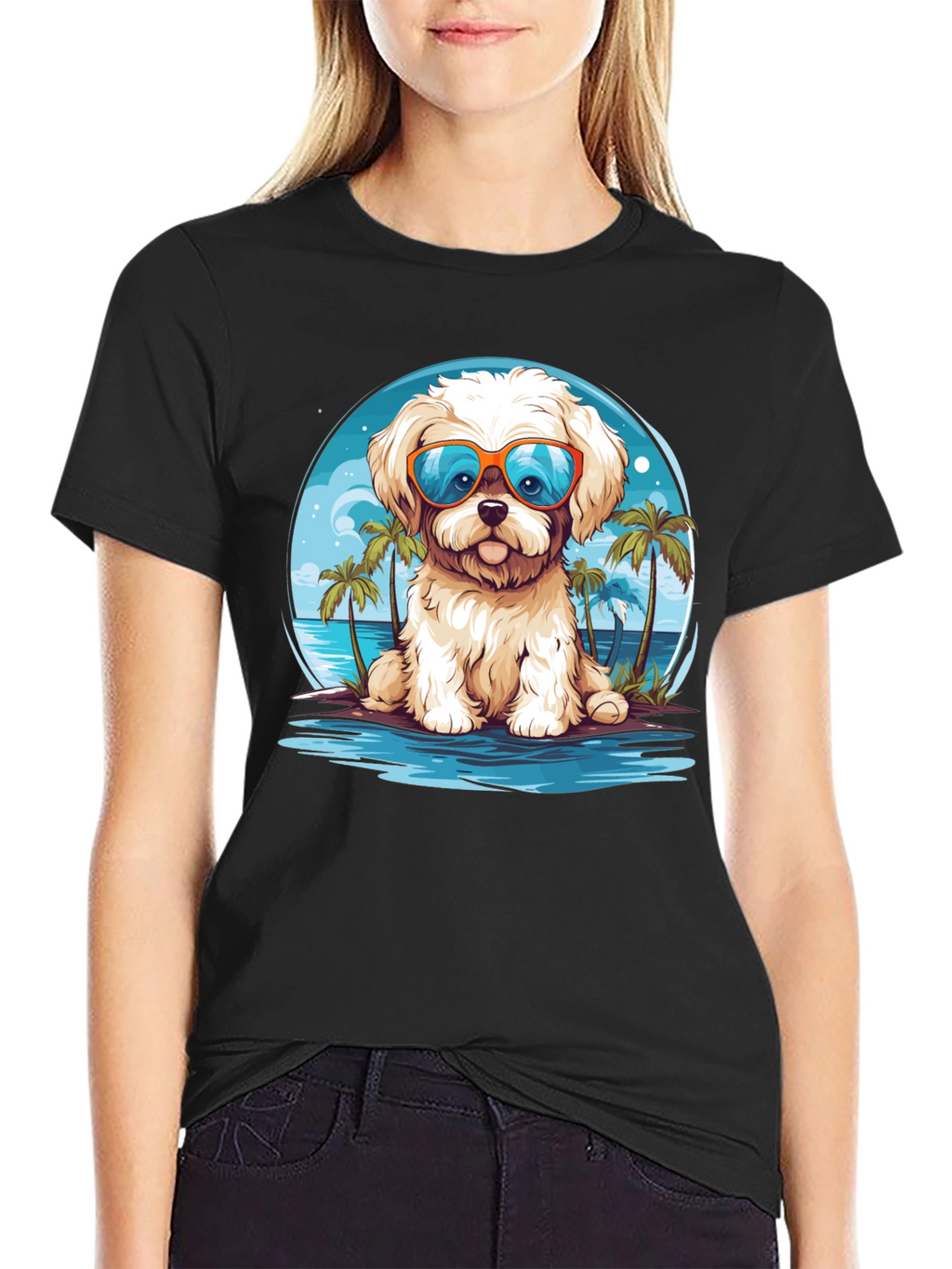 Dog Beach Vacation T-Shirt