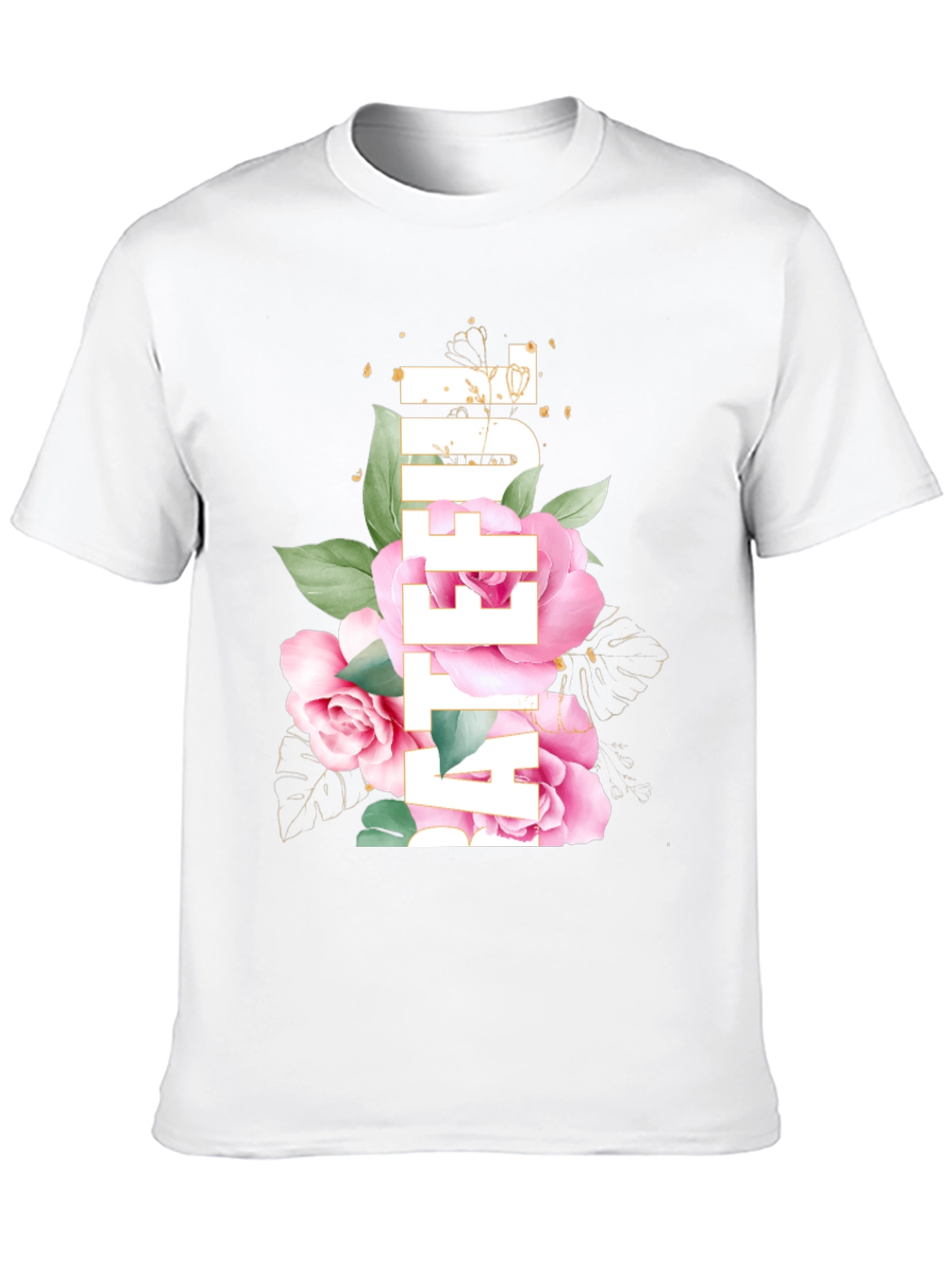 Floral After You Black T-Shirt