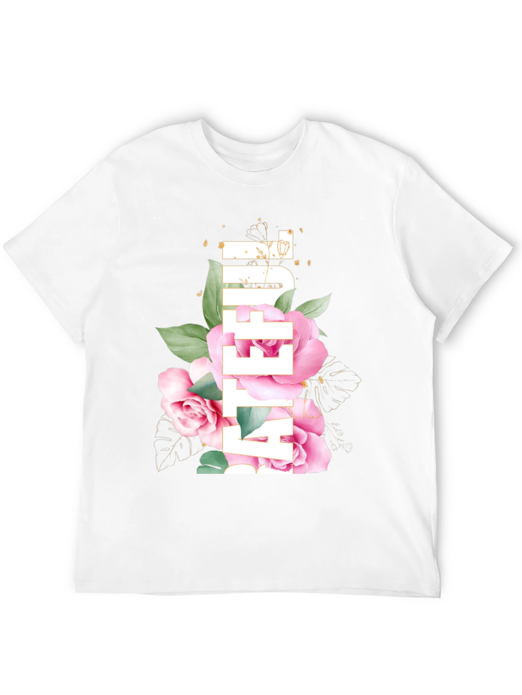 Floral After You Black T-Shirt