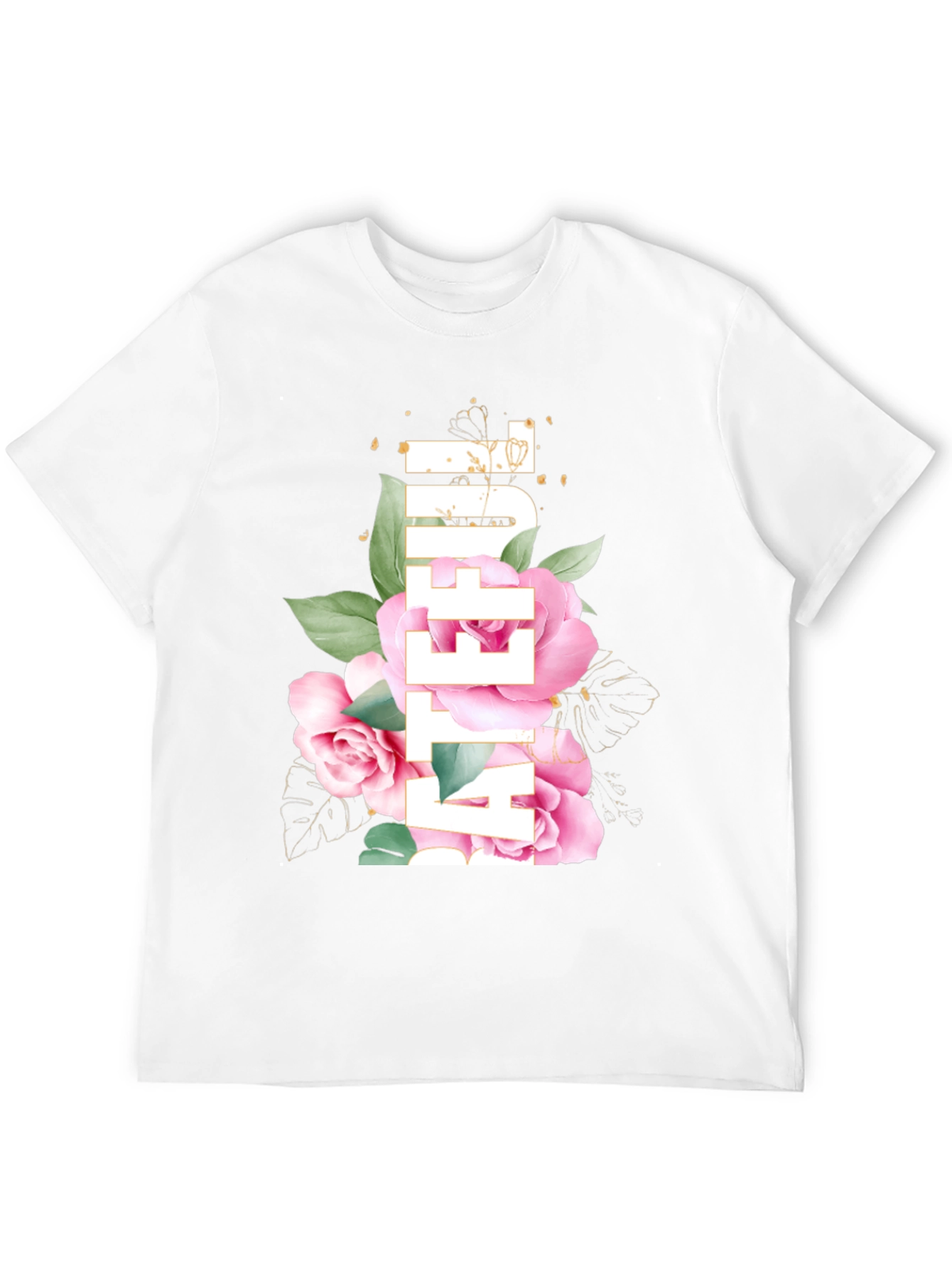 Floral After You Black T-Shirt
