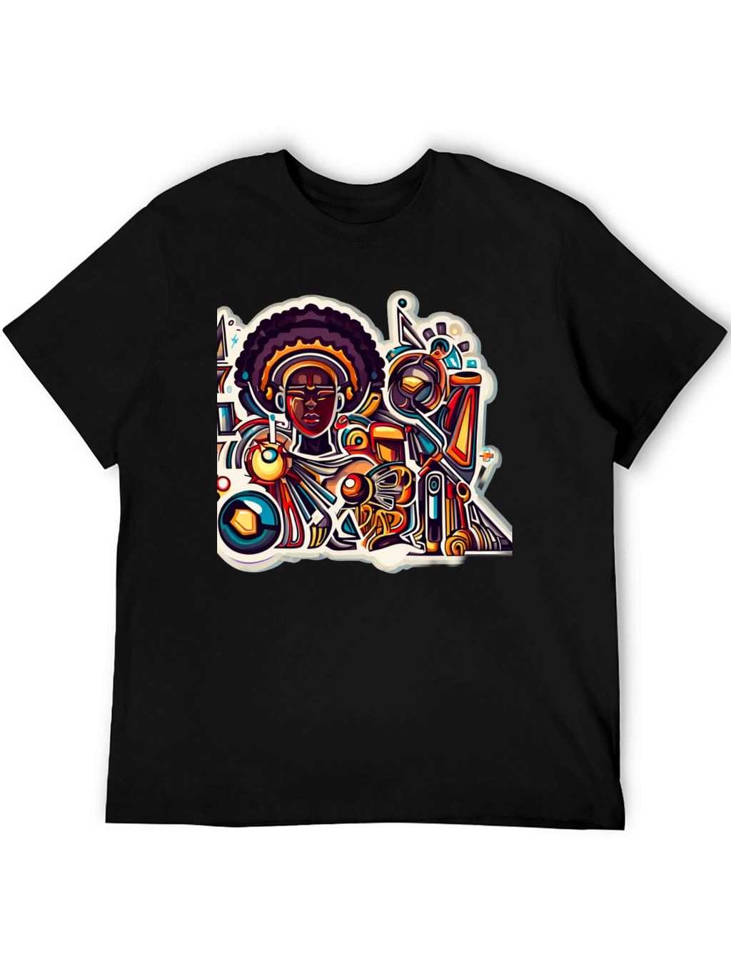 Abstract Afro Art T-Shirt
