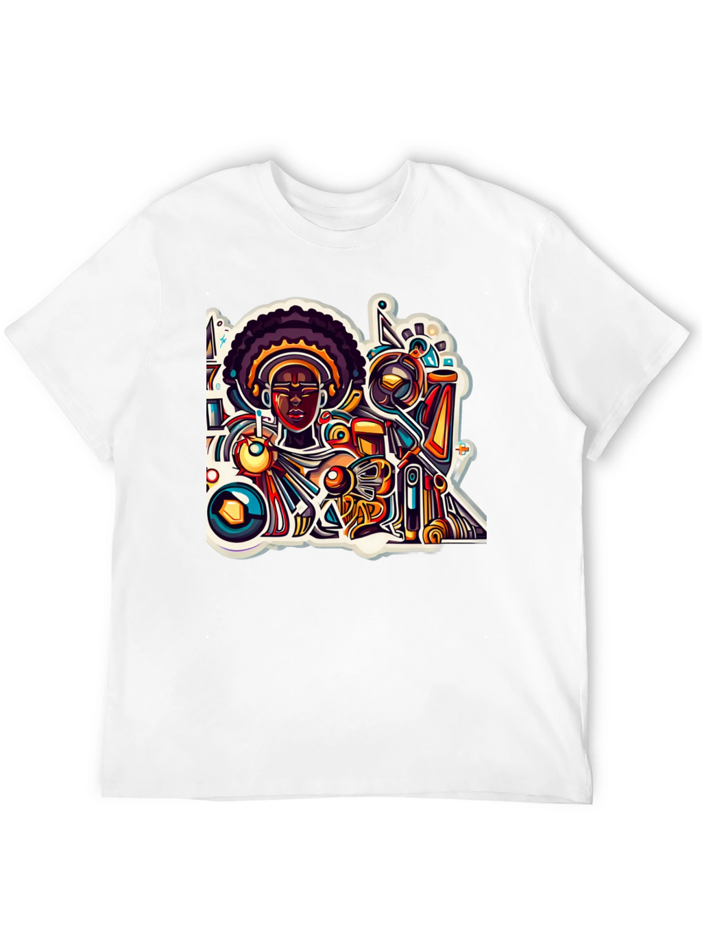 Abstract Afro Art T-Shirt