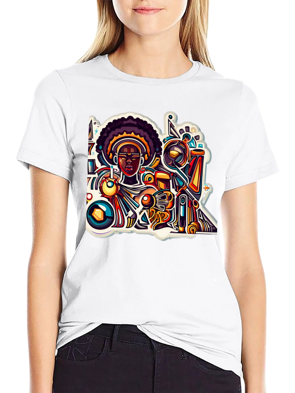 Abstract Afro Art T-Shirt