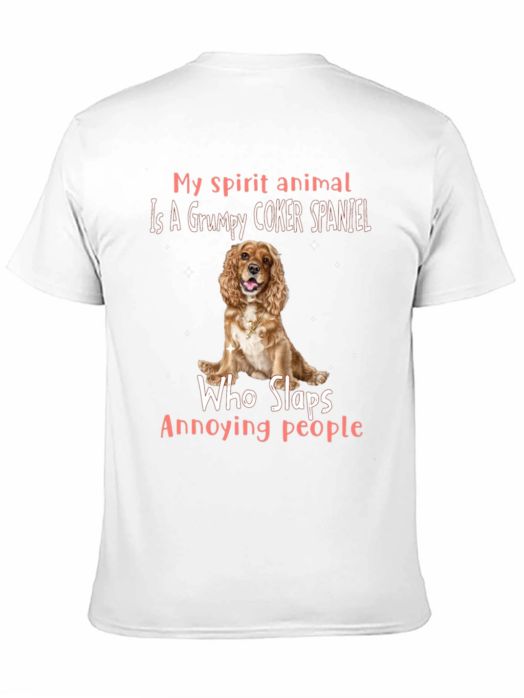Grumpy Cocker Spaniel Spirit Animal Tee