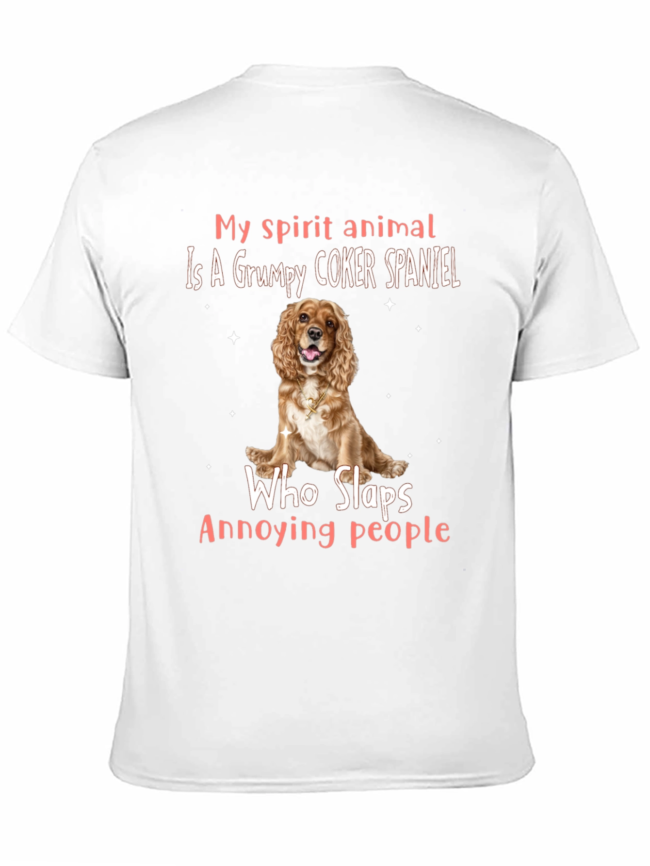 Grumpy Cocker Spaniel Spirit Animal Tee