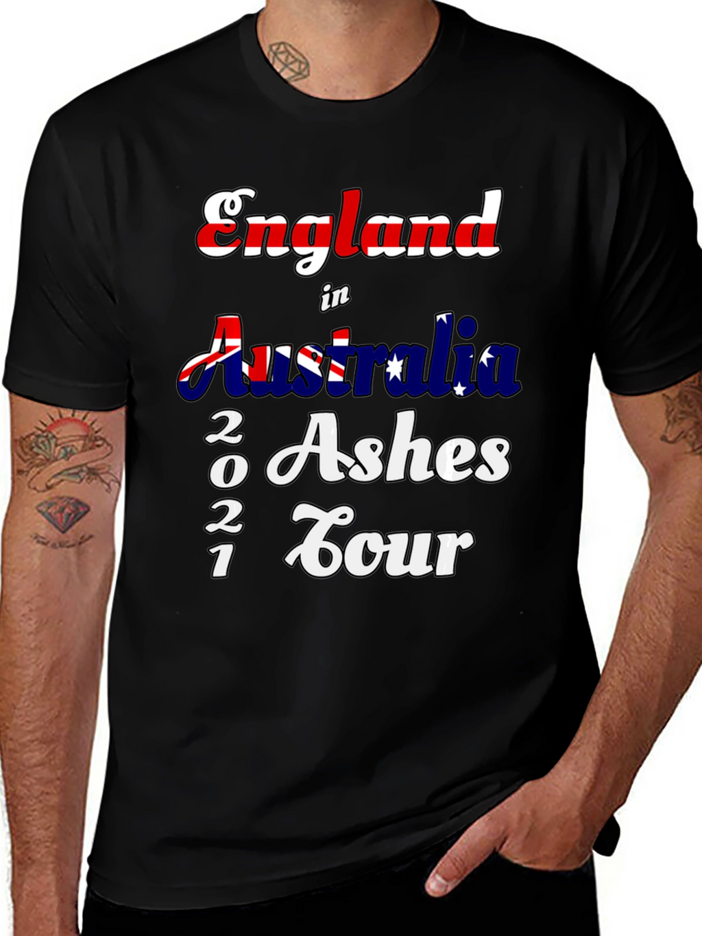 England in Australia 2021 Ashes Tour T-Shirt