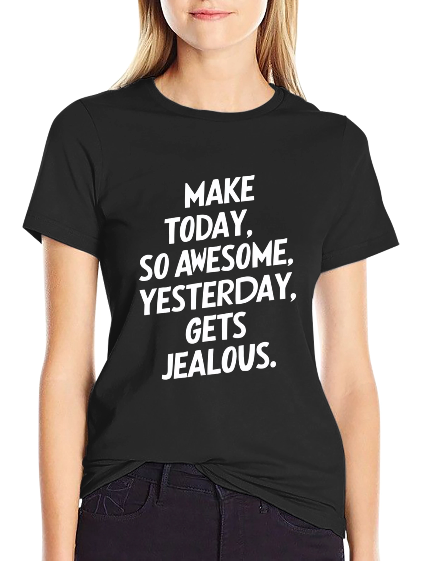 Awesome Today Graphic Tee - Black