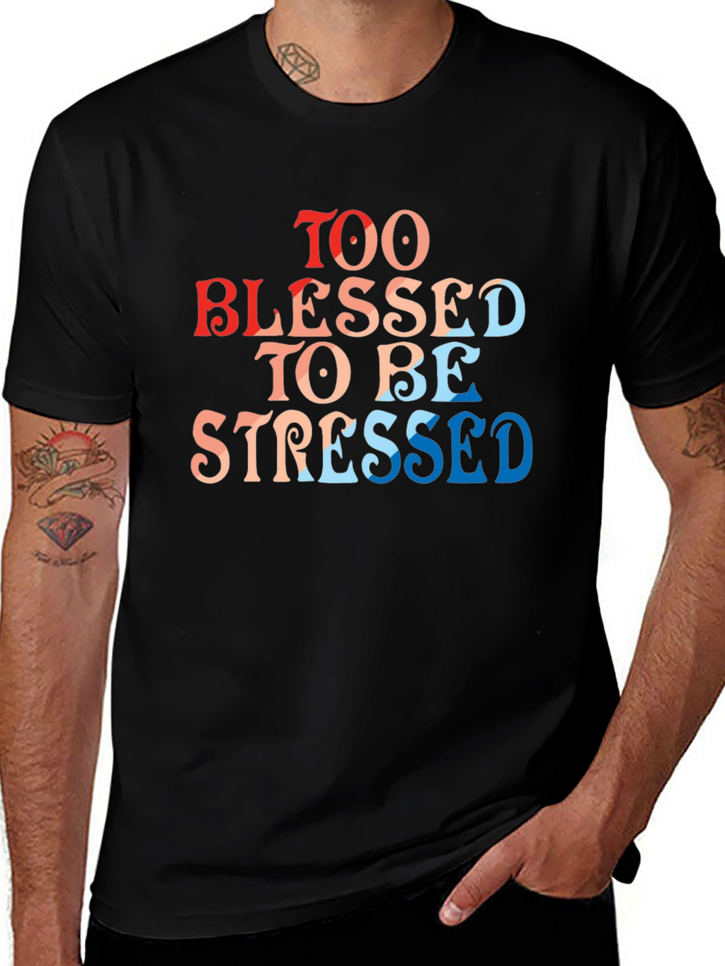 Too Blessed To Be Stressed T-Shirt