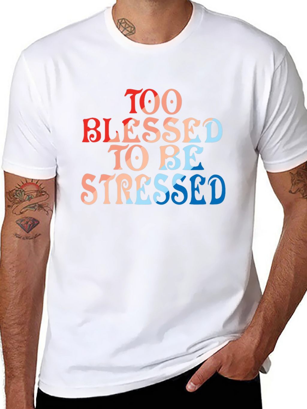Too Blessed To Be Stressed T-Shirt