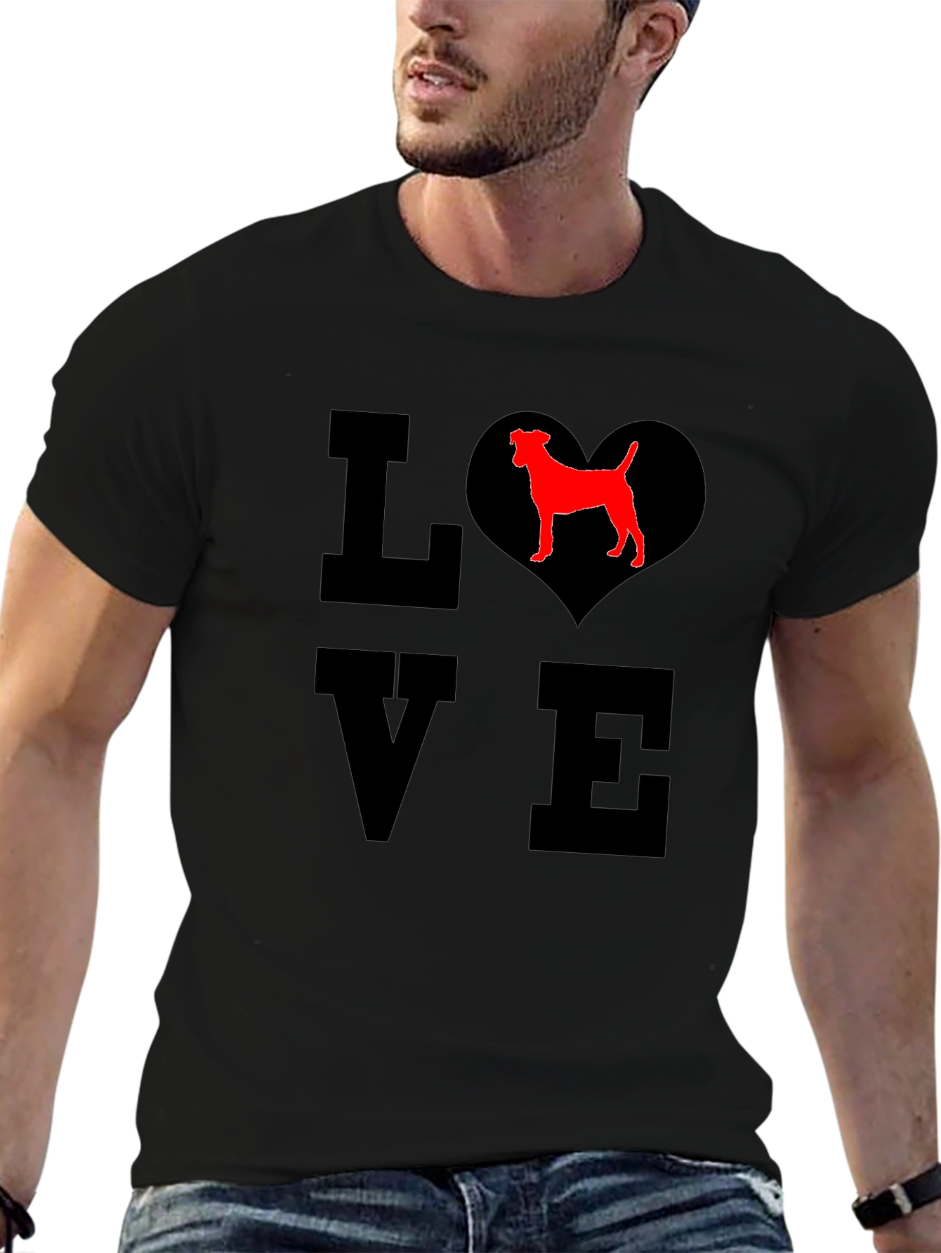 Love Dog T-Shirt - Stylish Pet Lover Tee