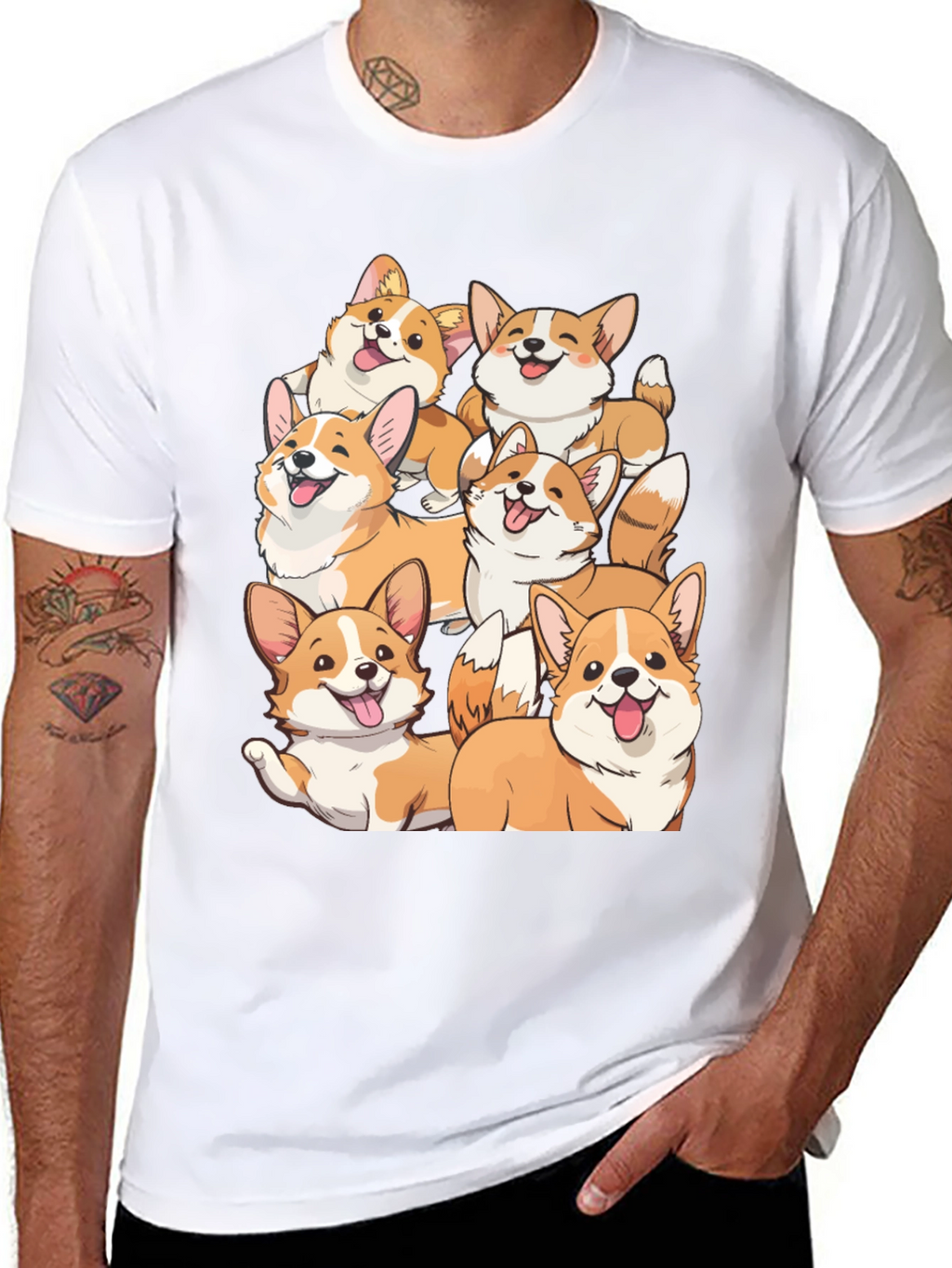 Corgi Crew Graphic Tee