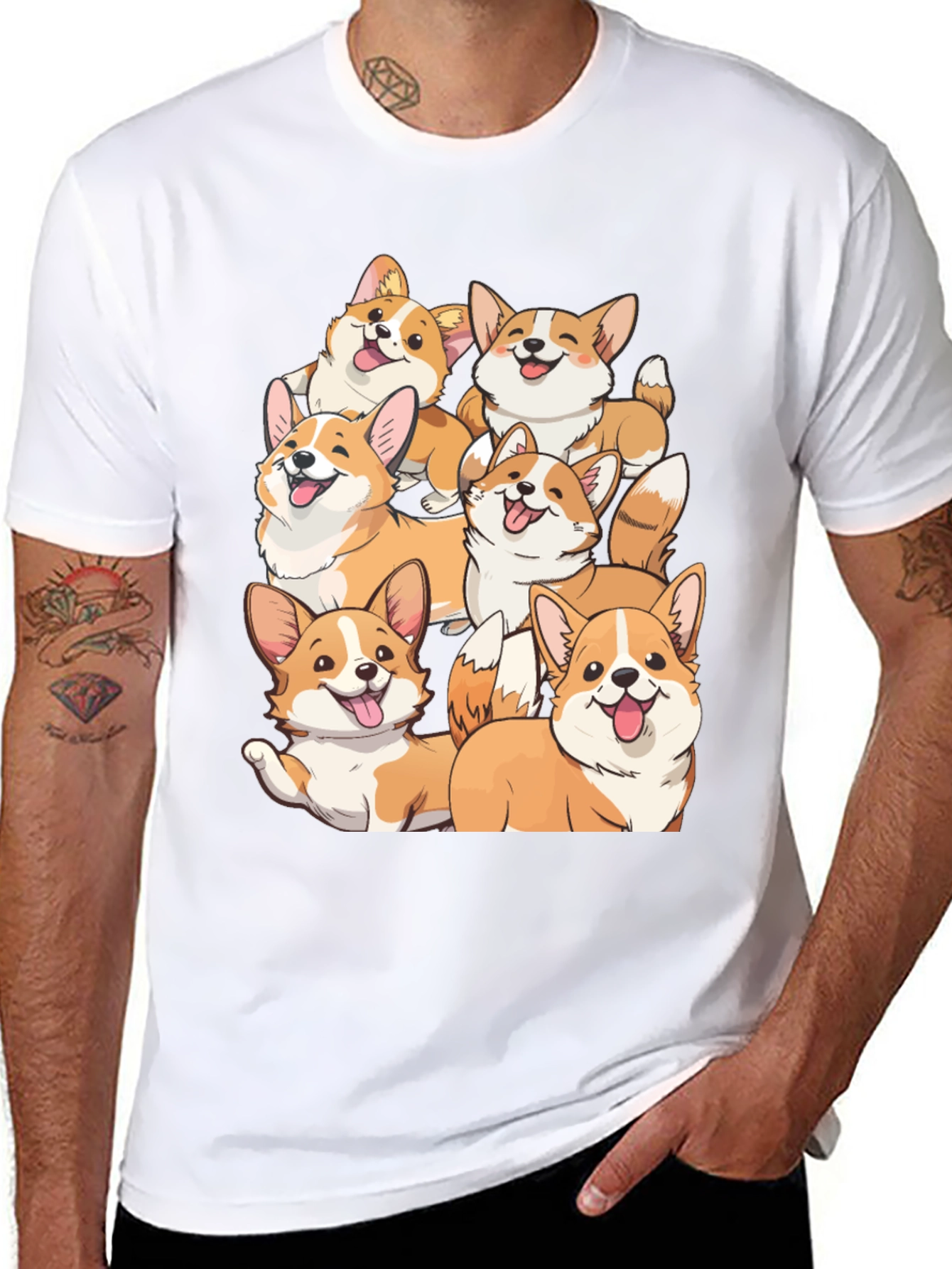 Corgi Crew Graphic Tee