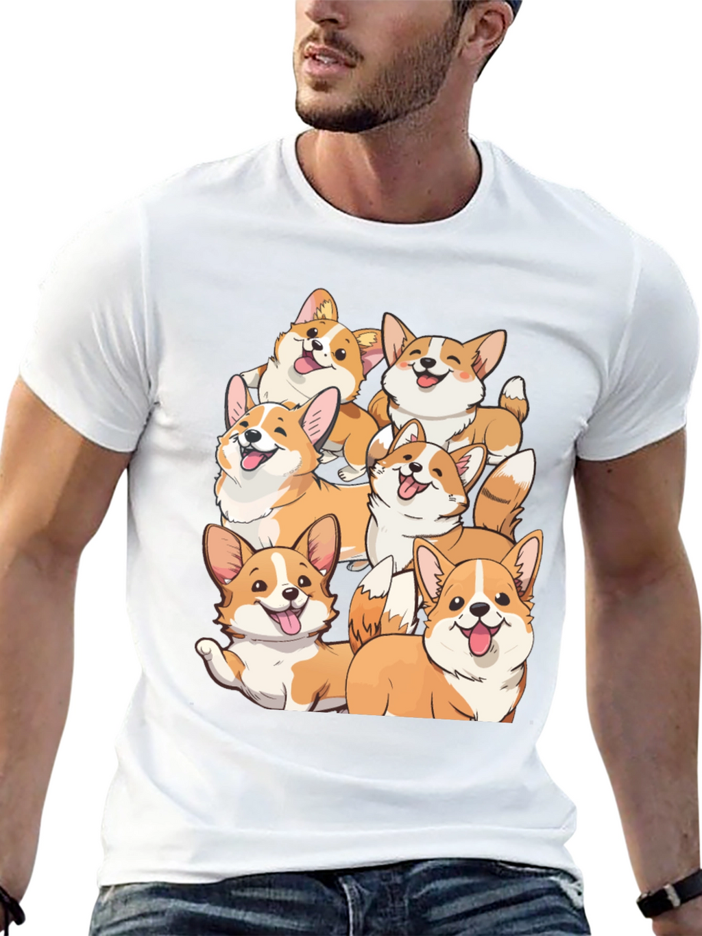 Corgi Crew Graphic Tee