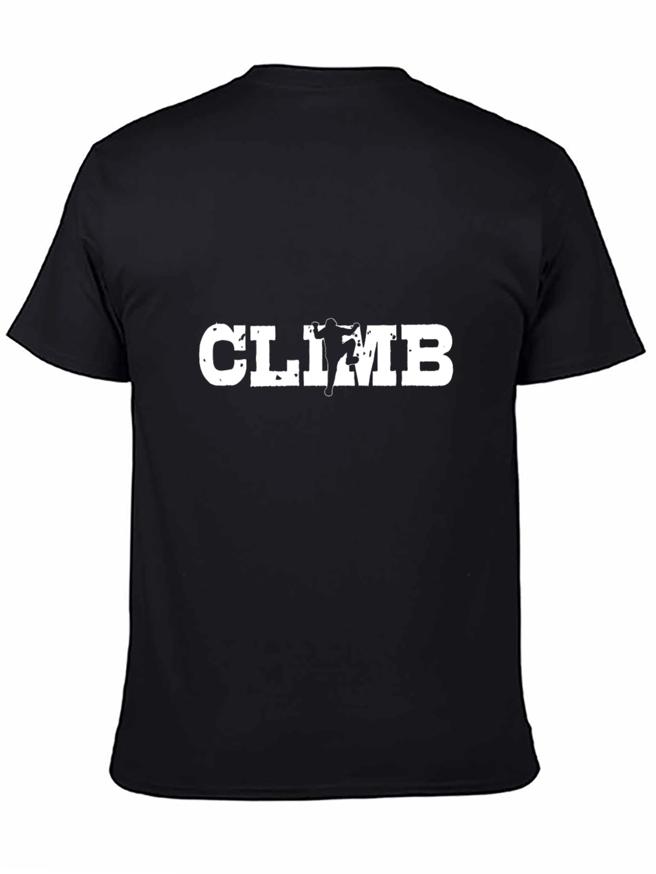 Climb T-Shirt - Black Rock Climbing Graphic Tee