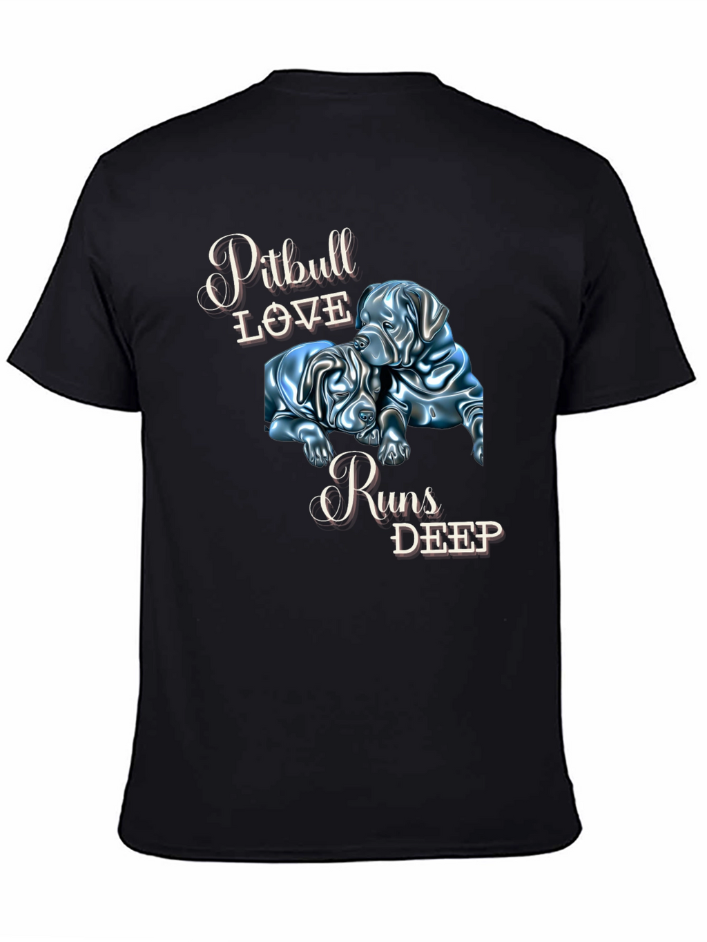 Pitbull Love Runs Deep Graphic Tee